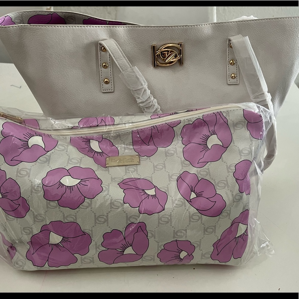 Bebe bag pippa  poppy  tote reversible, New